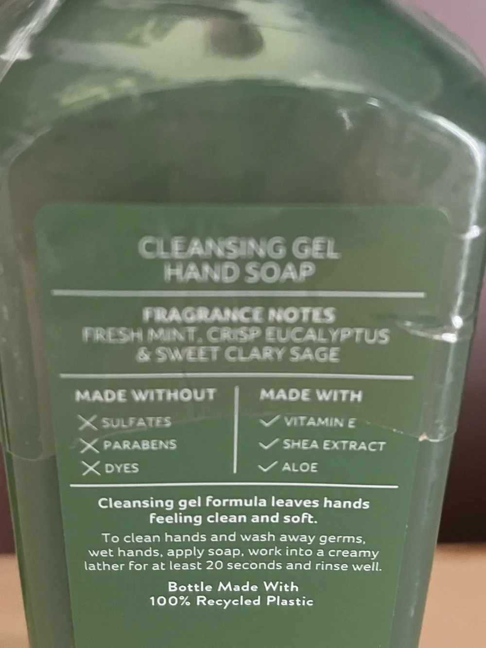 Two New Bath & Body Works Eucalyptus Mint Cleansing Gel Hand Soaps